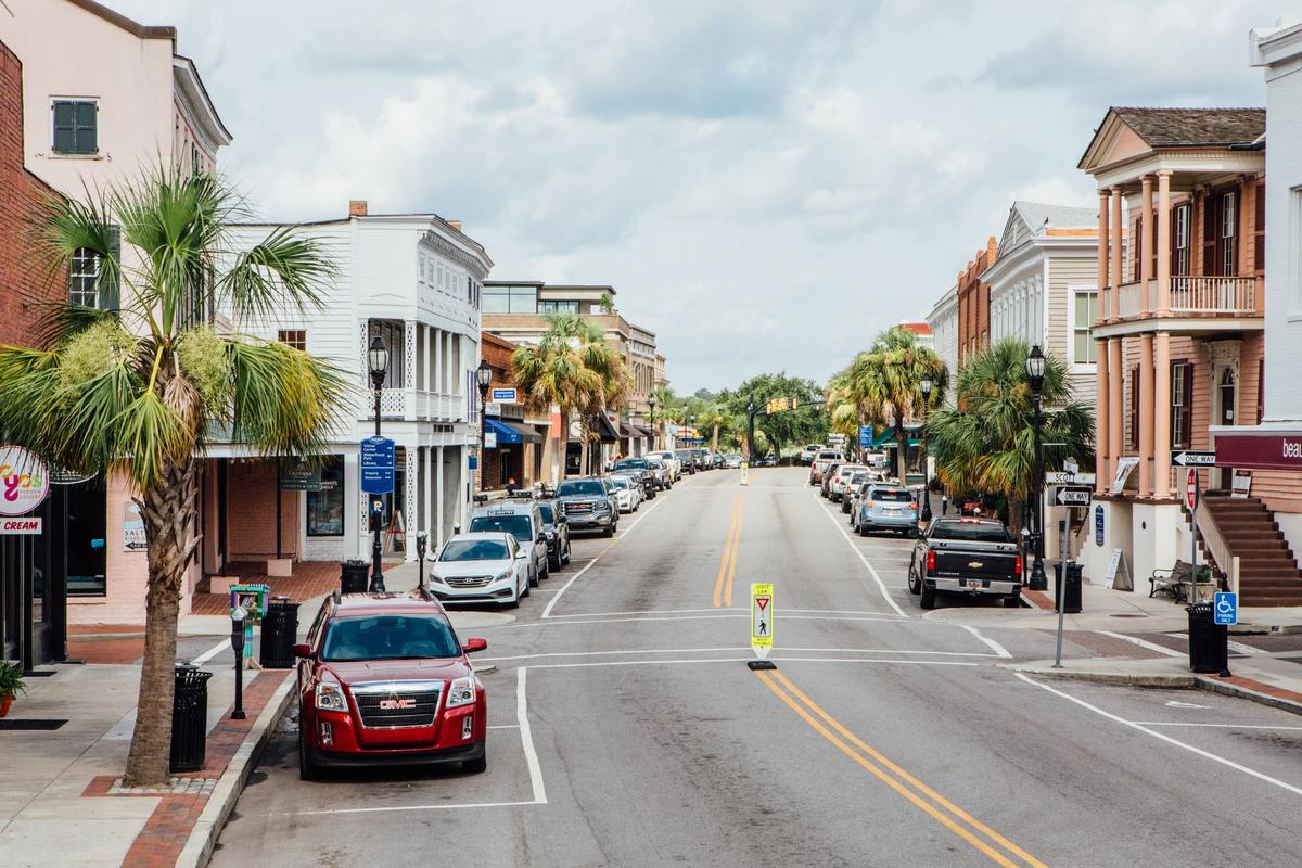 Downtown Bay Street in Beaufort, S.C. (Courtesy of Visit Beaufort)