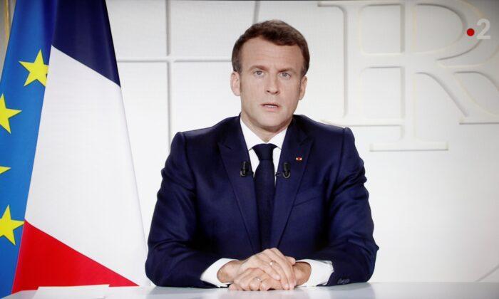 Macron Orders COVID-19 Lockdown Across All of France, Closes Schools