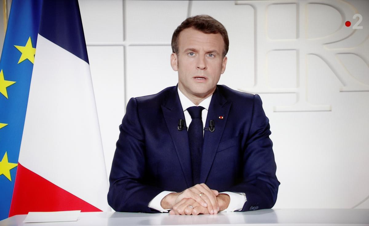 Macron Orders COVID-19 Lockdown Across All of France, Closes Schools