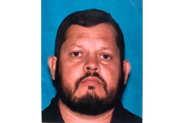 This undated photo provided by the Orange Police Department shows Aminadab Gaxiola Gonzalez, a 44-year-old Fullerton, Calif., man who is the suspect in a shooting that occurred inside a counseling business in Orange, Calif., on March 31, 2021. (Courtesy of the Orange Police Department)