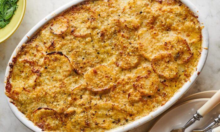 This Cheesy Ranch Potato Gratin Is a Fresh Twist on the Classic Casserole