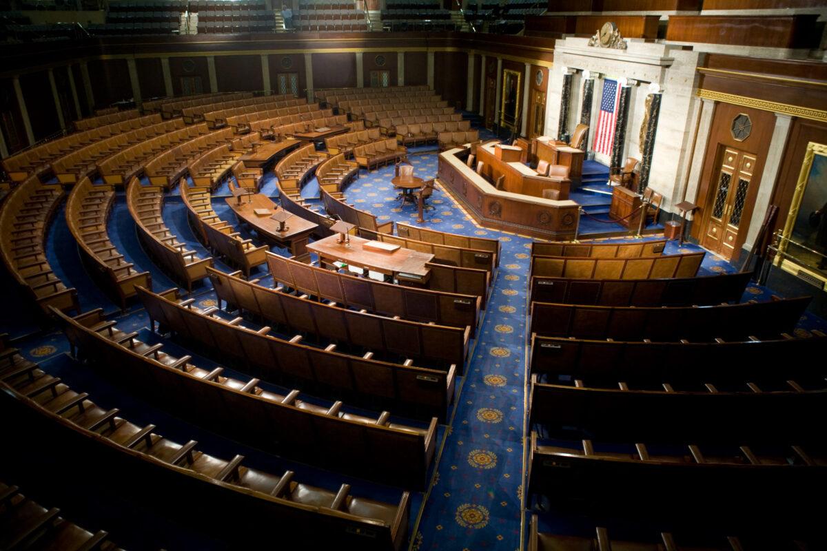  The U.S. House of Representatives chamber is seen in Washington on Dec. 8, 2008. (Brendan Hoffman/Getty Images)