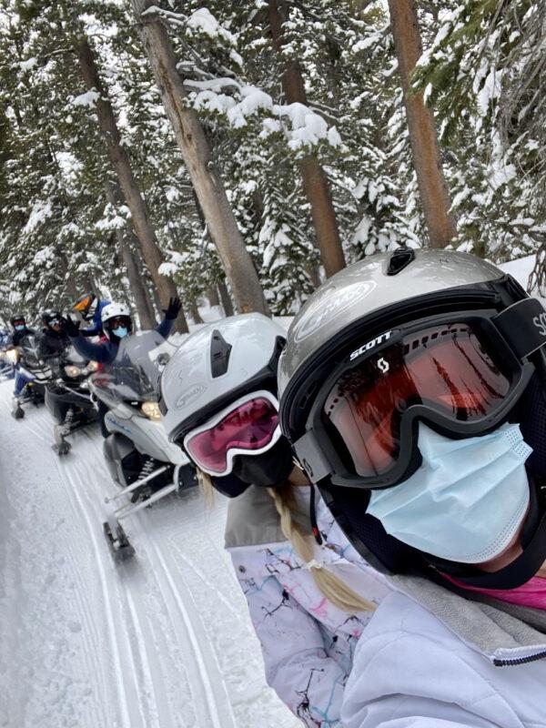 Snowmobiling is only one of the adventures snow-lovers can enjoy at Mammoth Mountain, Calif. (Courtesy of Margot Black)