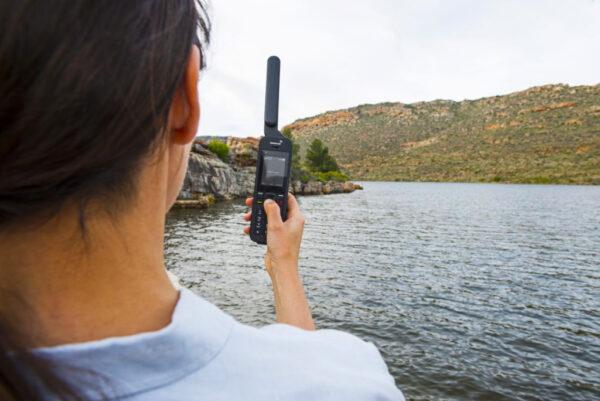 A satellite phone can offer peace of mind when going into a remote area. (Courtesy of the Satellite Phone Store)