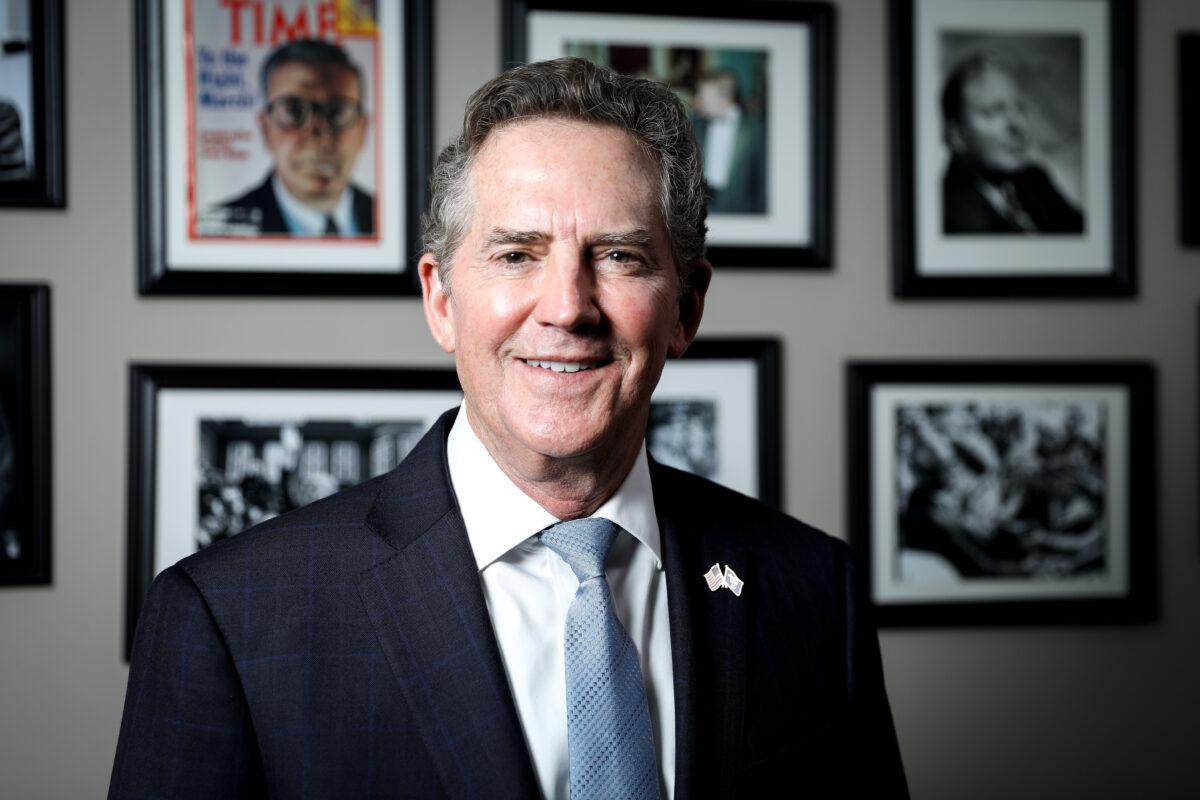 Former Sen. Jim DeMint, co-author of "Conservative: Knowing What to Keep," in Washington on Oct. 29, 2019. (Samira Bouaou/The Epoch Times)