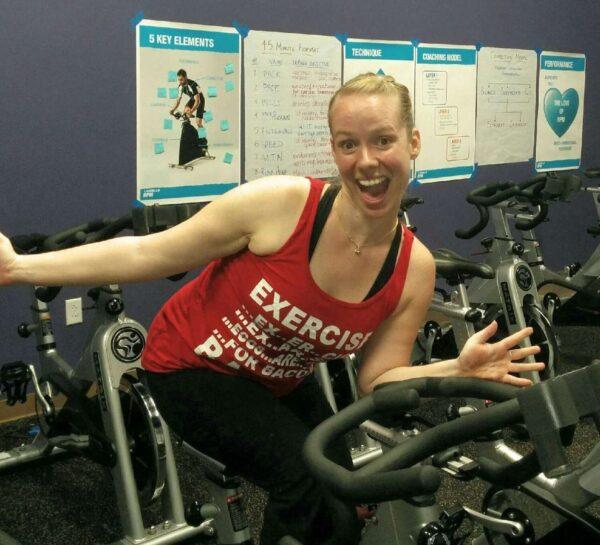 Natalia Barnes is currently a certified spin instructor and personal trainer. (Courtesy of Wayne Barnes)
