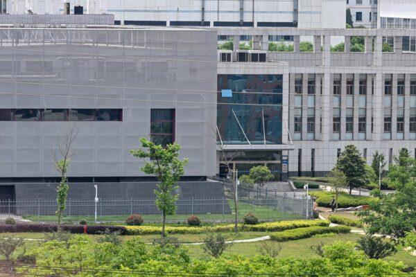 The P4 laboratory building at the Wuhan Institute of Virology is shown in Wuhan, China, on May 13, 2020. (Hector Retamal/AFP via Getty Images)