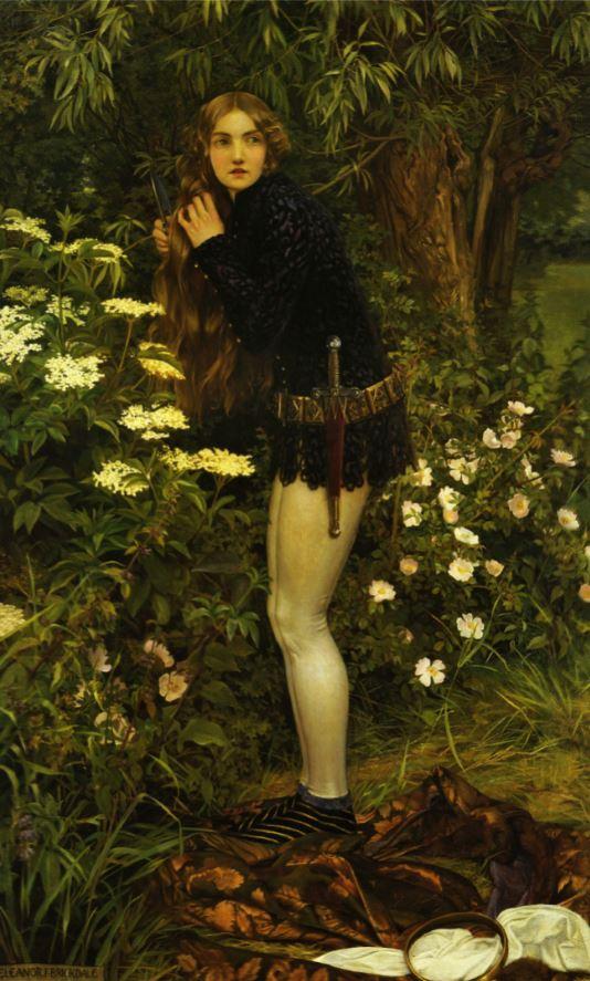 "The Little Foot Page" by Eleanor Fortescue-Brickdale. (Art Renewal Center)