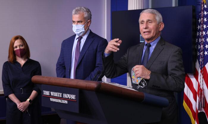 Fauci: Fully Vaccinated People ‘Dont Have to Wear Mask Outside’