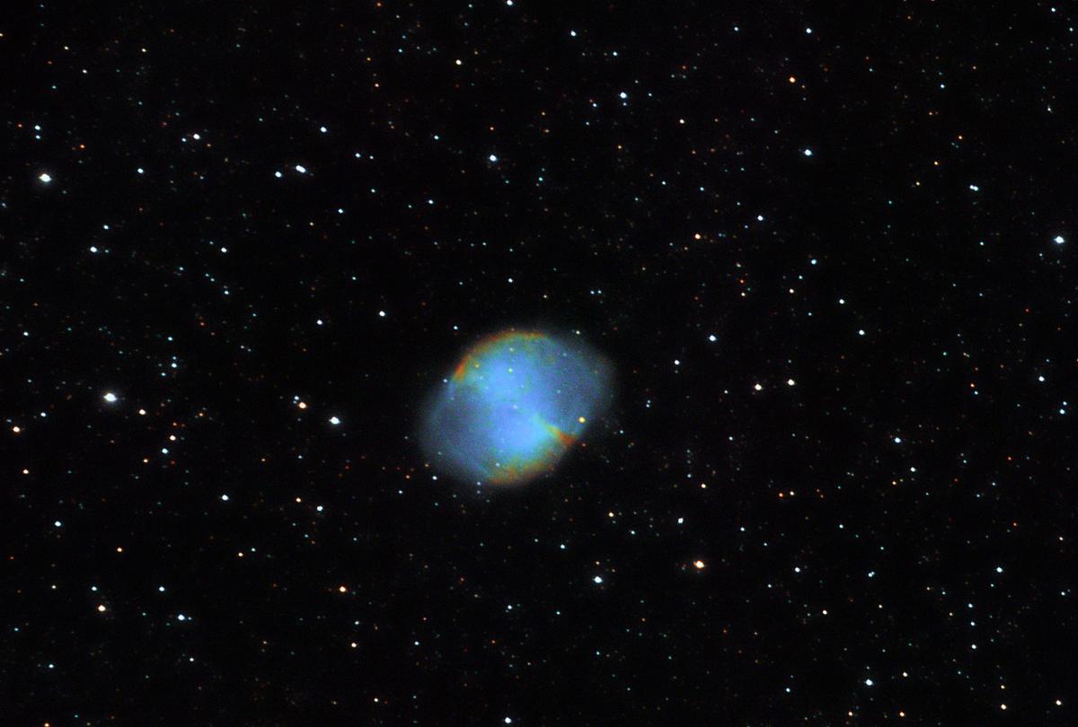 The Dumbbell Nebula. (SWNS)