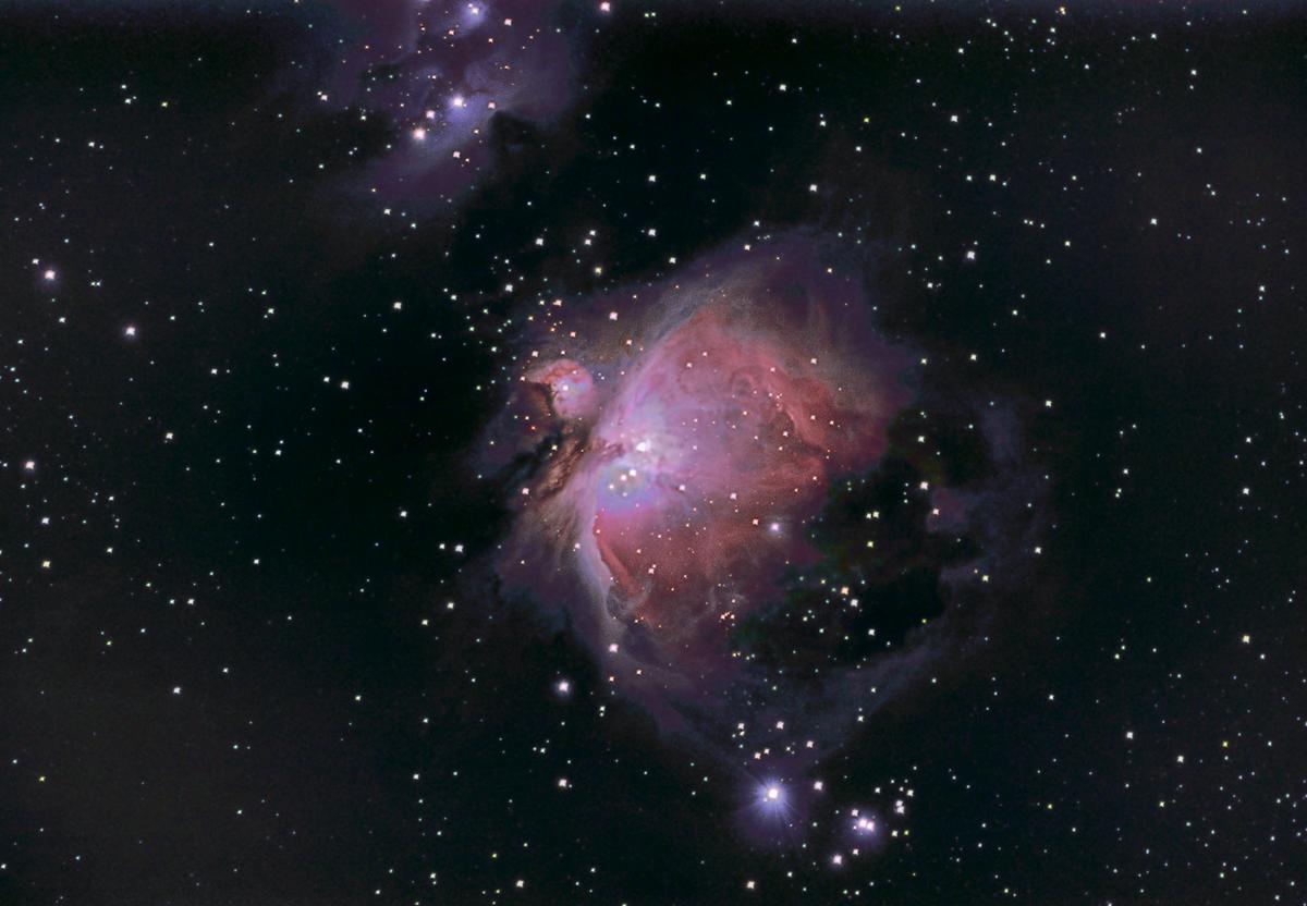 The Orion Nebula. (SWNS)