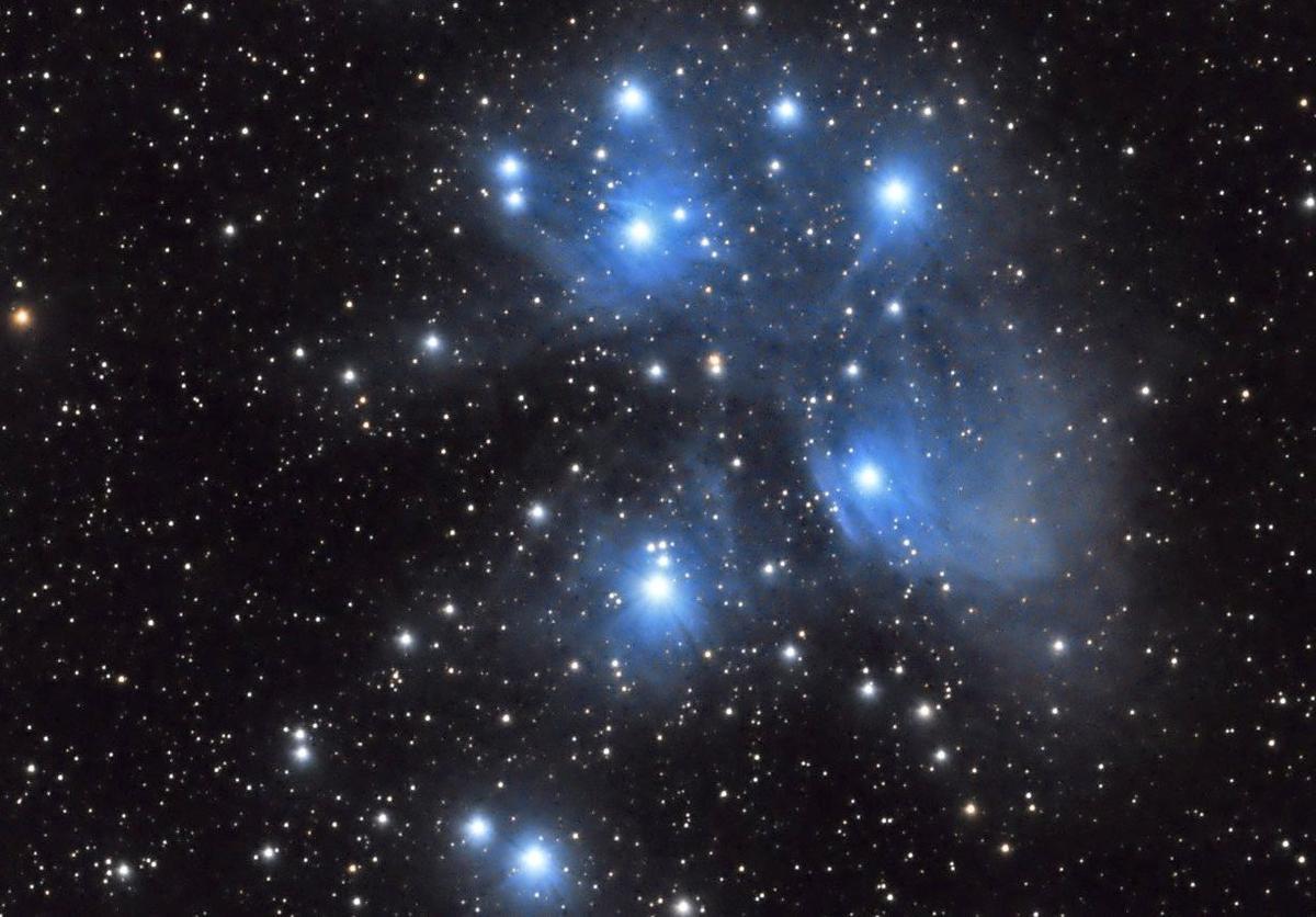 The Pleiades star cluster. (SWNS)