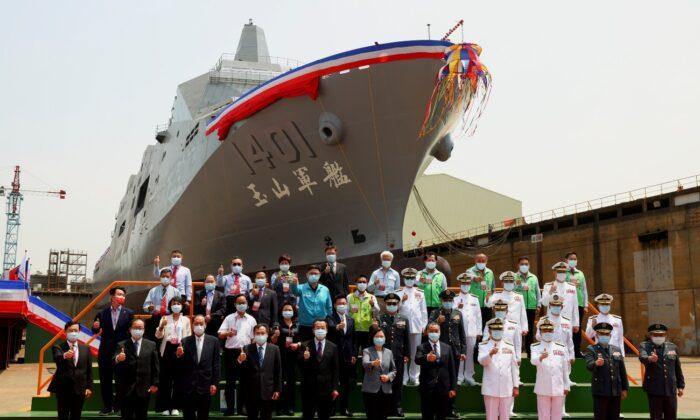Taiwan Bolsters Navy With Unveiling of New Amphibious Warfare Ship Amid China Threats