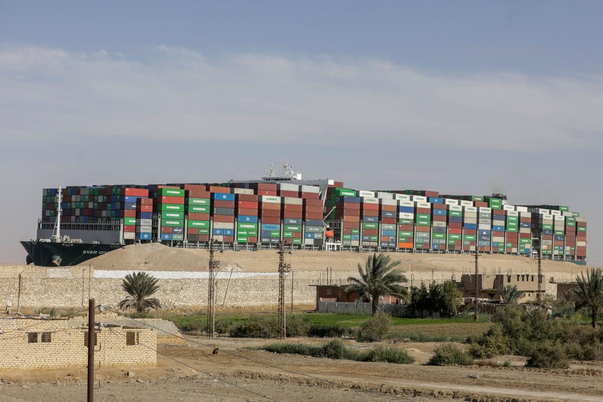 Dislodged Ship Held in Suez Canal as Talks Continue Over $916 Million Claim