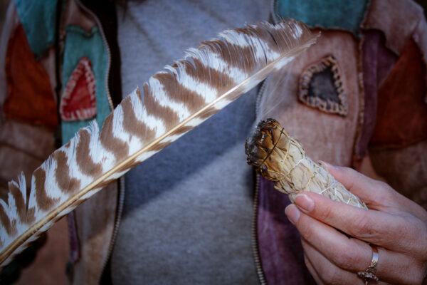 Sage burning has been a tradition of Native Americans for hundreds of years. (Jeff Perkin)