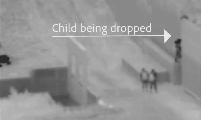 Another Child, 2, Dropped by Smuggler Over Border Wall: CBP Video
