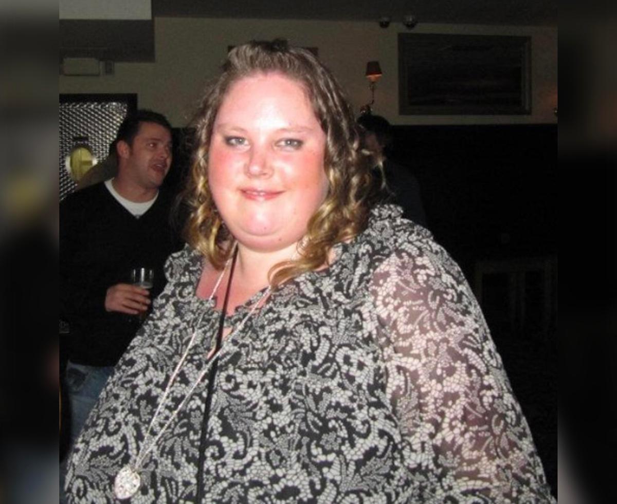 Claire before she began her weight loss journey. (Caters News)