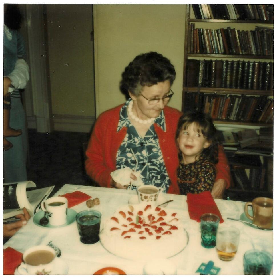 The author with Buba, her grandmother. (Courtesy of Emma Buls)