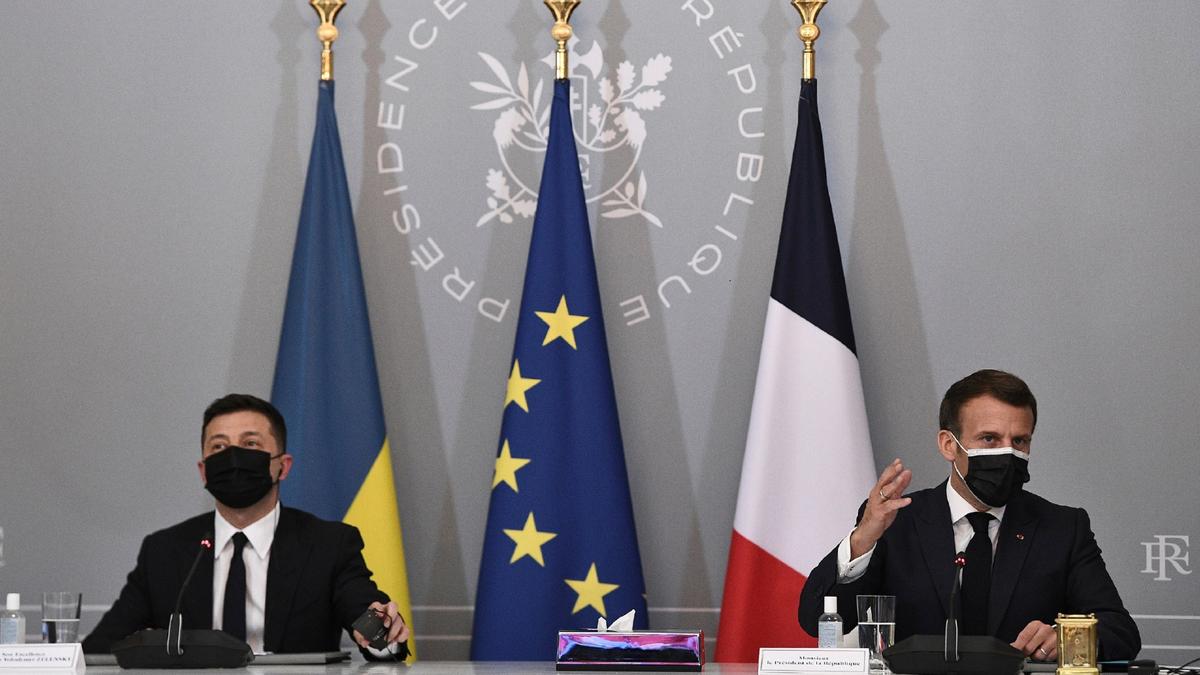 Macron Says Nations Must ‘Define Red Lines’ With Russia