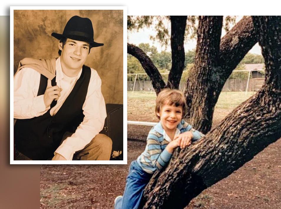 Photos of Christopher Dickie as a child and a young man. (Courtesy of <a href="https://www.facebook.com/christopher.dickie.3">Christopher Dickie</a>)