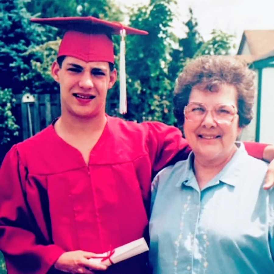 Christopher Dickie with his mother. (Courtesy of <a href="https://www.facebook.com/christopher.dickie.3">Christopher Dickie</a>)