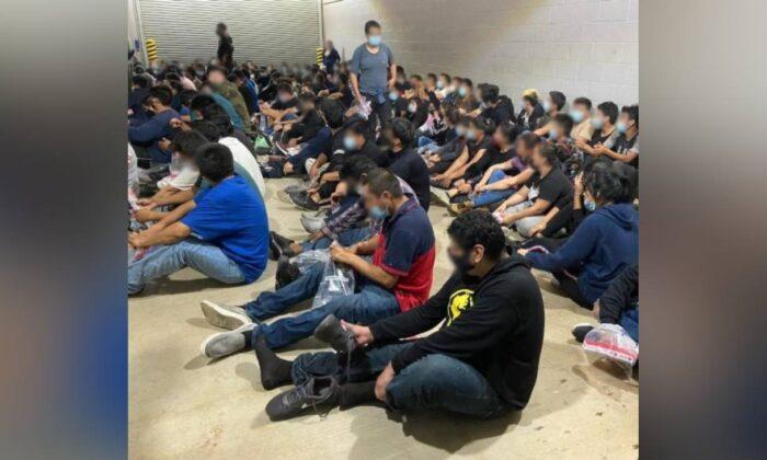 Border Patrol Finds 149 Illegal Aliens Inside Tractor Trailer in Texas
