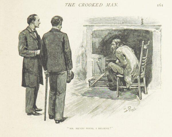 The closest Sherlock Holmes comes to saying "Elementary, my dear Watson," although he doesn't, is in "The Crooked Man." The British Library. (Public Domain)
