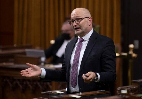 Minister of Justice and Attorney General of Canada David Lametti responds to a question during question period in the House of Commons in Ottawa on Dec. 8, 2020. (Adrian Wyld/The Canadian Press)