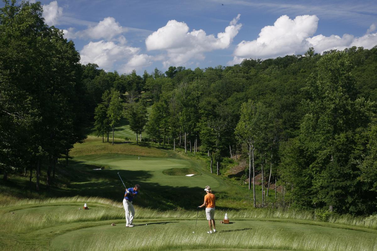 The 18-hole Highland Course at Primland, is Audubon-certified and was designed by golf course architect Donald Steel. (Courtesy of Primland)
