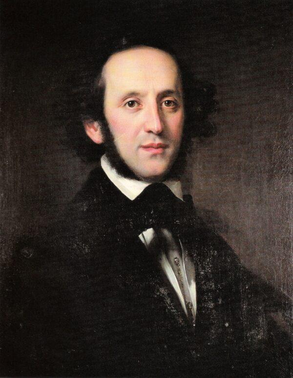 A portrait of Felix Mendelssohn, 1846, by the German painter Eduard Magnus. Berlin State Library. (Public Domain)