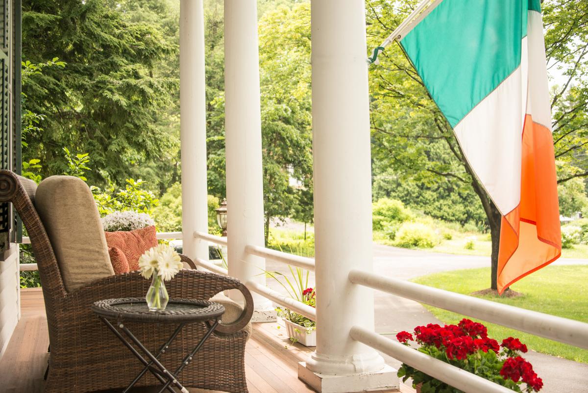 Serenity on the porch at Caldwell House Bed & Breakfast. (Courtesy of Caldwell House Bed & Breakfast)