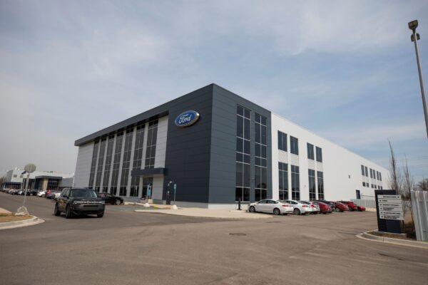 Ford Motor Co.’s Battery Benchmarking and Test Laboratory in Allen Park, Mich., on April 6, 2021. (Ford via AP)