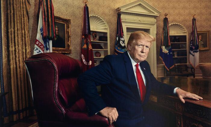 Trump Portrait Featured in Smithsonian’s National Portrait Gallery Unveiled