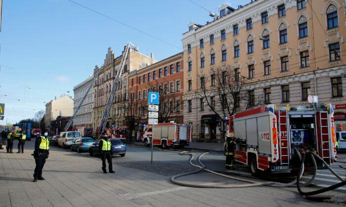 8 People Dead in Building Blaze in Latvian Capital Riga