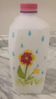 Repurpose a milk jug into a watering jug for your seedlings. (Matt Fowler)