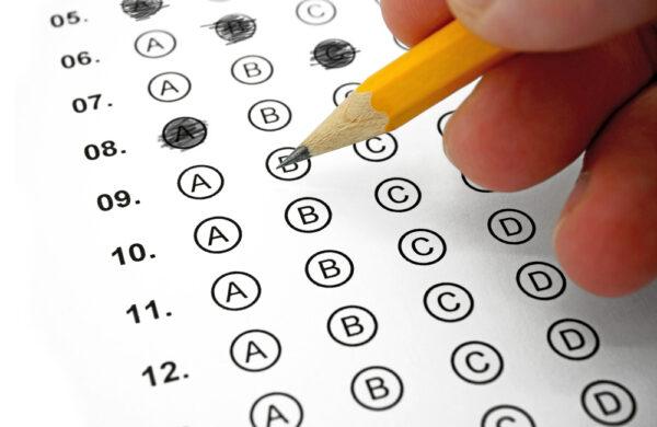 A student takes a standardized test, in this file photo. (SIAATH/Shutterstock)