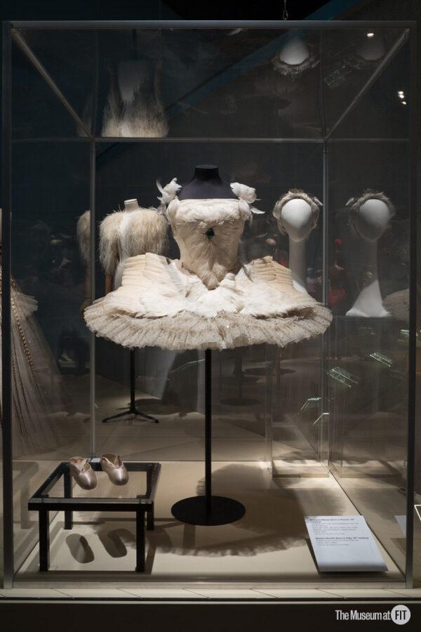 Anna Pavlova's costume for "The Dying Swan" was featured in the exhibition "Ballerina: Fashion’s Modern Muse," at the Museum at the Fashion Institute of Technology, in New York, which ran from Feb. 11 to April 18, 2020. (Eileen Costa/The Museum at FIT)