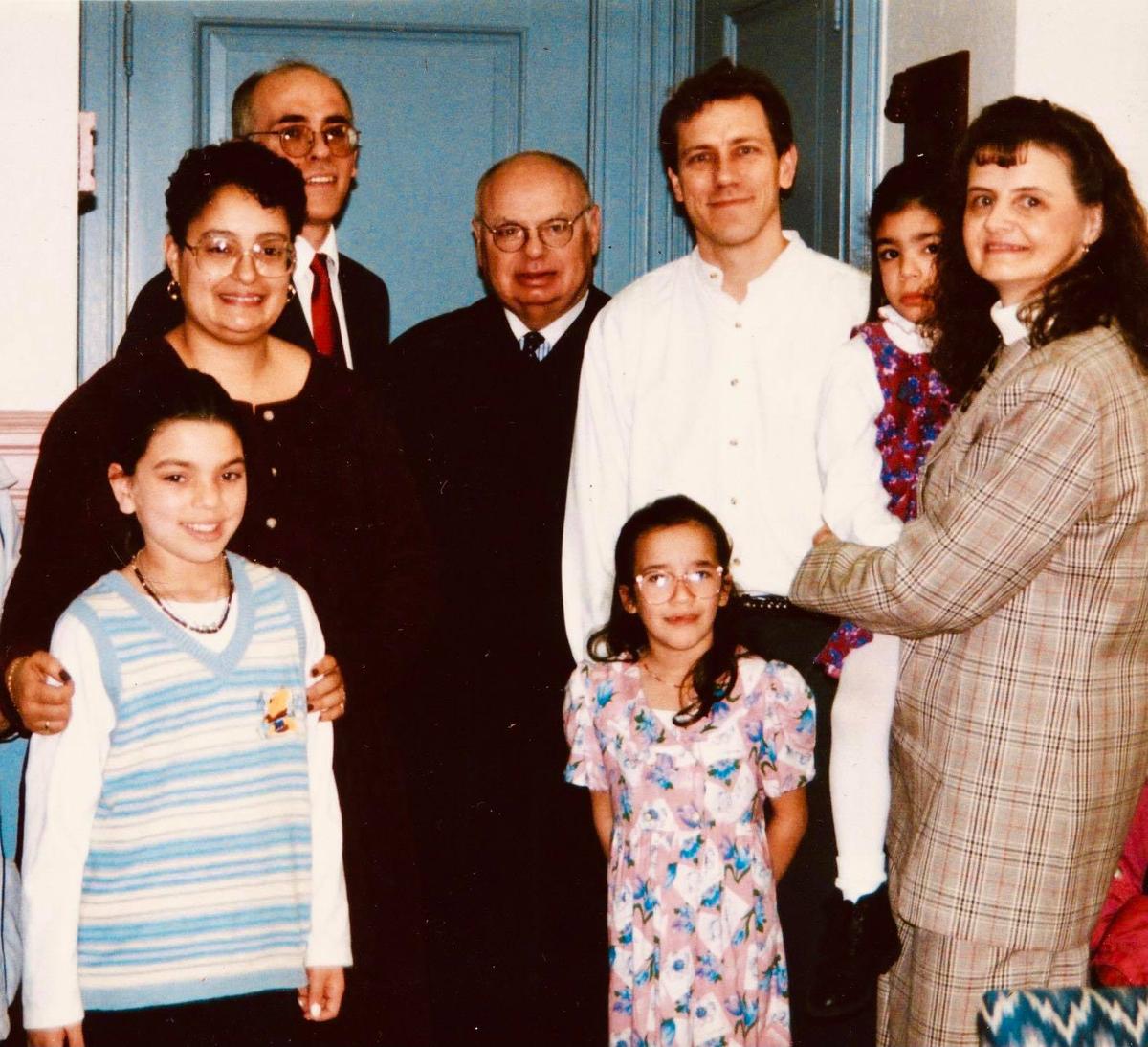 Amanda Joseph and her sisters with their adoptive family. (Courtesy of <a href="https://www.facebook.com/profile.php?id=510370479">Amanda Joseph</a>)