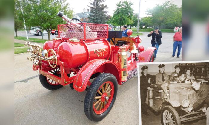 100-Year-Old Fire Engine in Rough Shape Gets Revamped for Ohio Fire Department