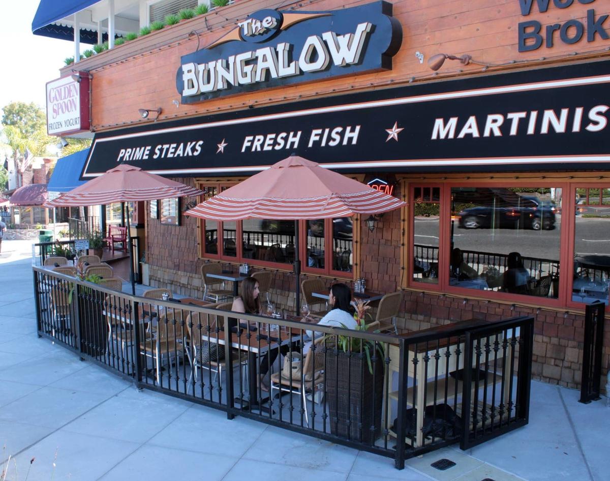 The outside of the Bungalow Restaurant in Corona del Mar, Calif. (Photo courtesy of Bungalow Restaurant)