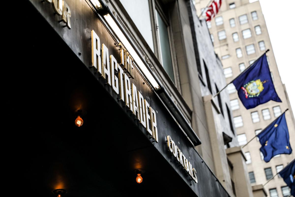  The Ragtrader & Bo Peep Cocktail and Highball Store in New York City on April 29, 2021. (Samira Bouaou/The Epoch Times)