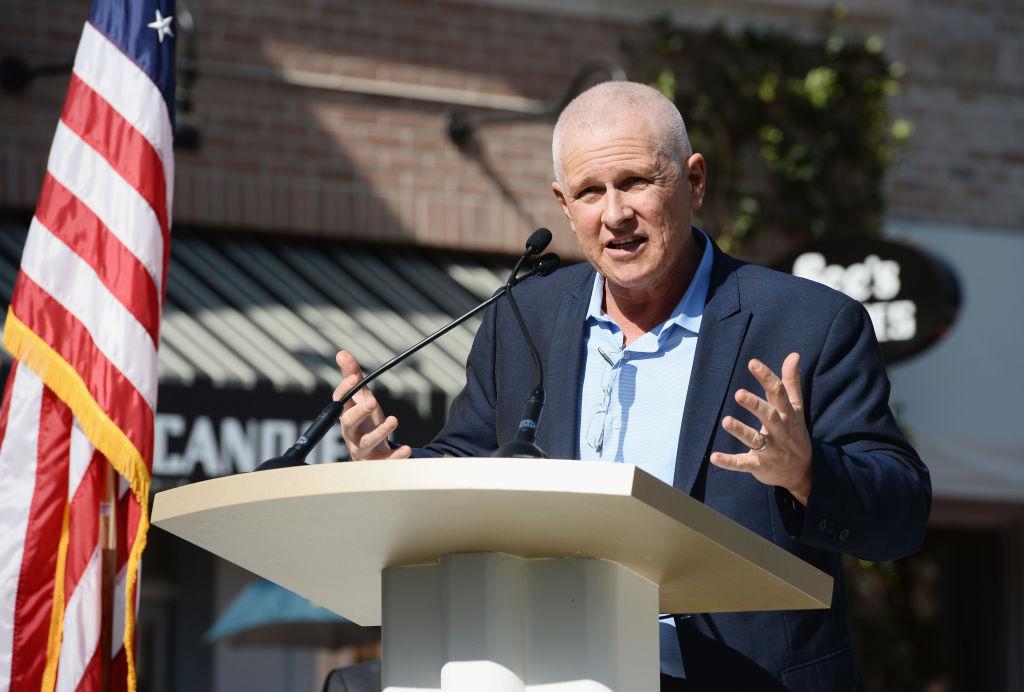 Councilmember Mike Bonin attends the Palisades Village grand opening private ribbon-cutting ceremony at Palisades Village in Los Angeles on Sept. 22, 2018. (Amanda Edwards/Getty Images)