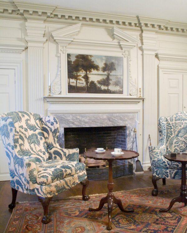 The Hampton Room in the Winterthur museum. It was used as a guest room for DuPont's visiting friends. (Courtesy of Brent Hull)