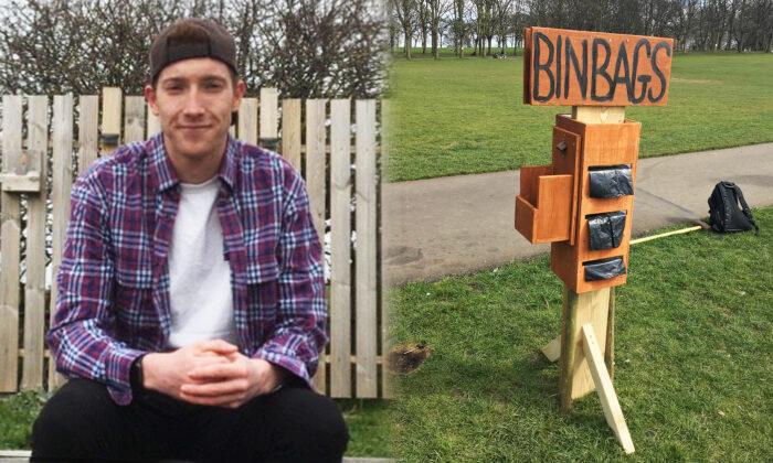 College Student’s Genius ‘Eyesore’ Bin-Bag Dispenser Helps Keep Parks Litter-Free