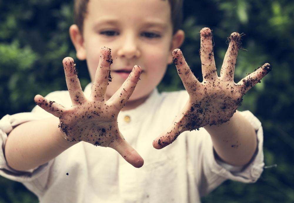 Taking the time to help your budding gardener learn about and process the types of soils, and mentally moving from the concept of dirt to soil, can have a lasting effect. (Rawpixel.com/Shutterstock)
