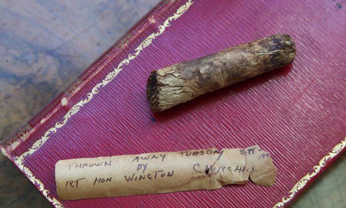 Cigar Butt Discarded by Sir Winston Churchill Could Fetch £1,200 at Auction