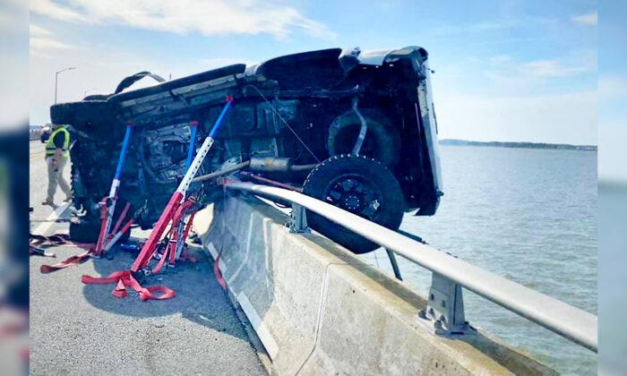 Toddler Thrown From Truck Into Bay in Crash—Then Heroic Bystander Leaps In, Saves Her Life