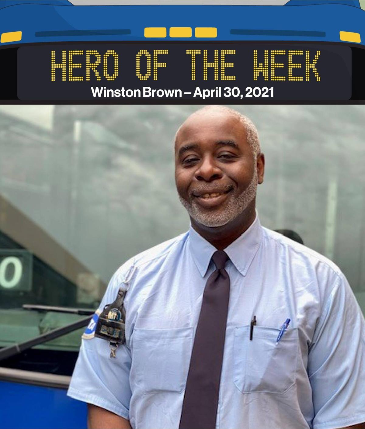 Winston Brown, a bus operator with New York City's Metropolitan Transportation Authority. (Courtesy of <a href="https://www.facebook.com/mta/">Metropolitan Transportation Authority</a>)