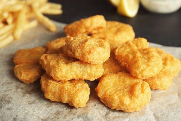 Processed chicken nuggets—boneless, breaded, and deep-fried—have only been around commercially for about 40 years, Zachman found. (Africa Studio/shutterstock)