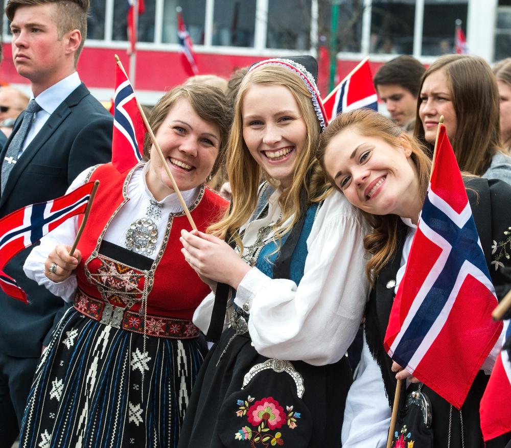 Constitution Day festivities in Norway on May 17, 2017. (V. Belov/Shutterstock)